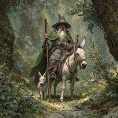 The Wizard's Forest Journey