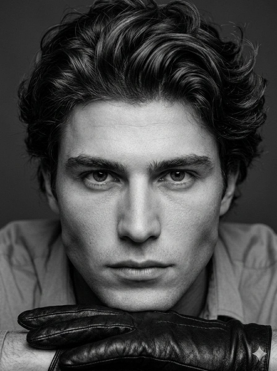 Sharp Elegance in Black and White