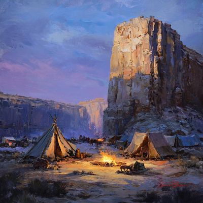 Desert Refuge Beneath the Mesa