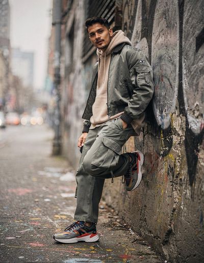 Urban Vogue: Streetwear in Gritty Cityscapes