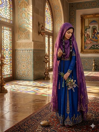 Regal Elegance in a Sunlit Palace
