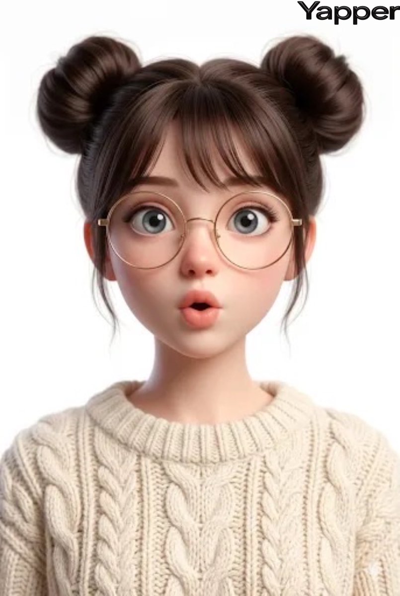 Pixar-Inspired 3D Portrait of a Young Girl with Stunning Detail