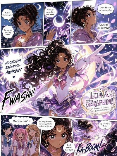 Celestial Transformation: A Manga Journey