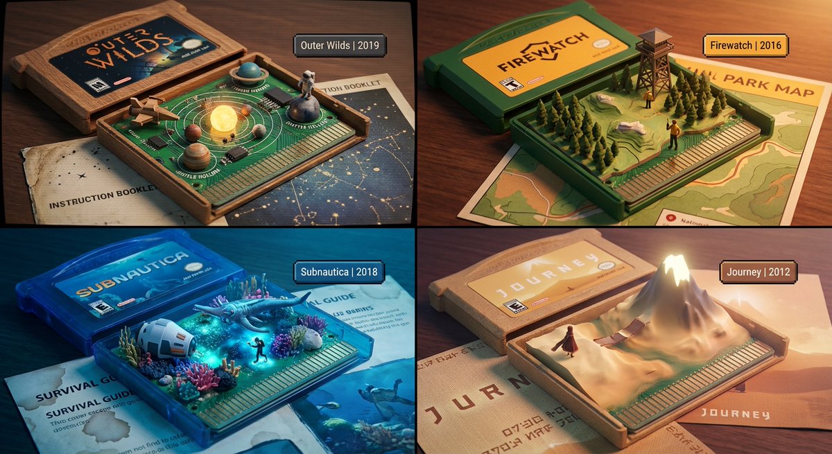Indie Games in a Cartridge Universe: A Visual Exploration