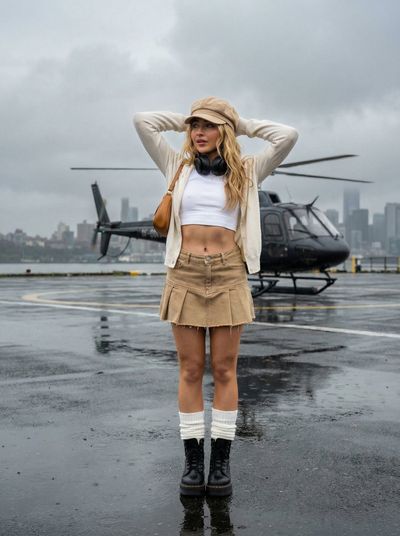 Y2K Streetwear Meets Rainy City Vibes
