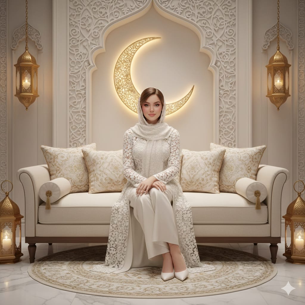 Sacred Elegance: A Harmonious Middle Eastern Interior