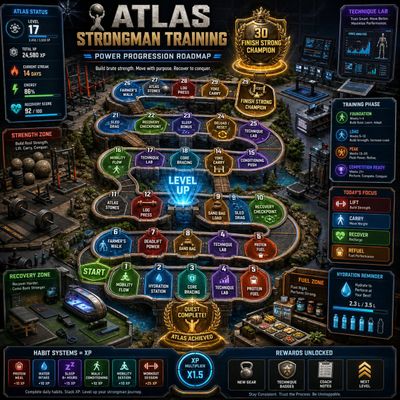 Gamified Atlas Strongman Training Interface