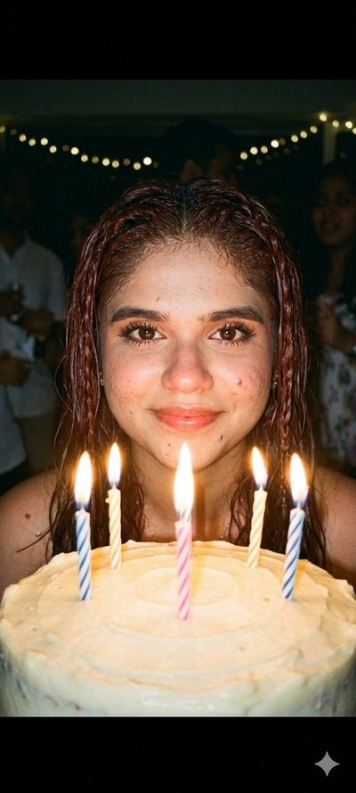 A Moment of Celebration: Birthday Cake Close-Up