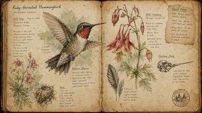 Artistic Nature Journal Illustration
