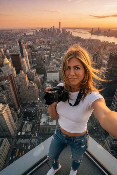 Golden Hour Glamour: A Rooftop Adventure in New York