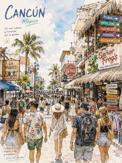 Vibrant Caribbean Market Escape