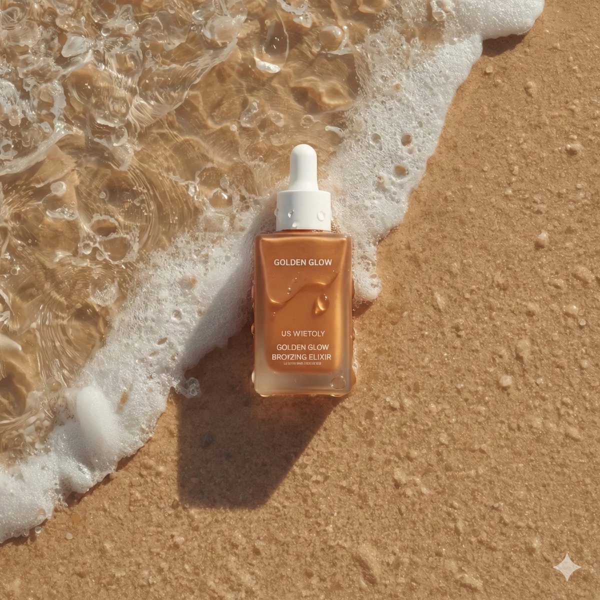 Golden Glow - A Beachside Radiance