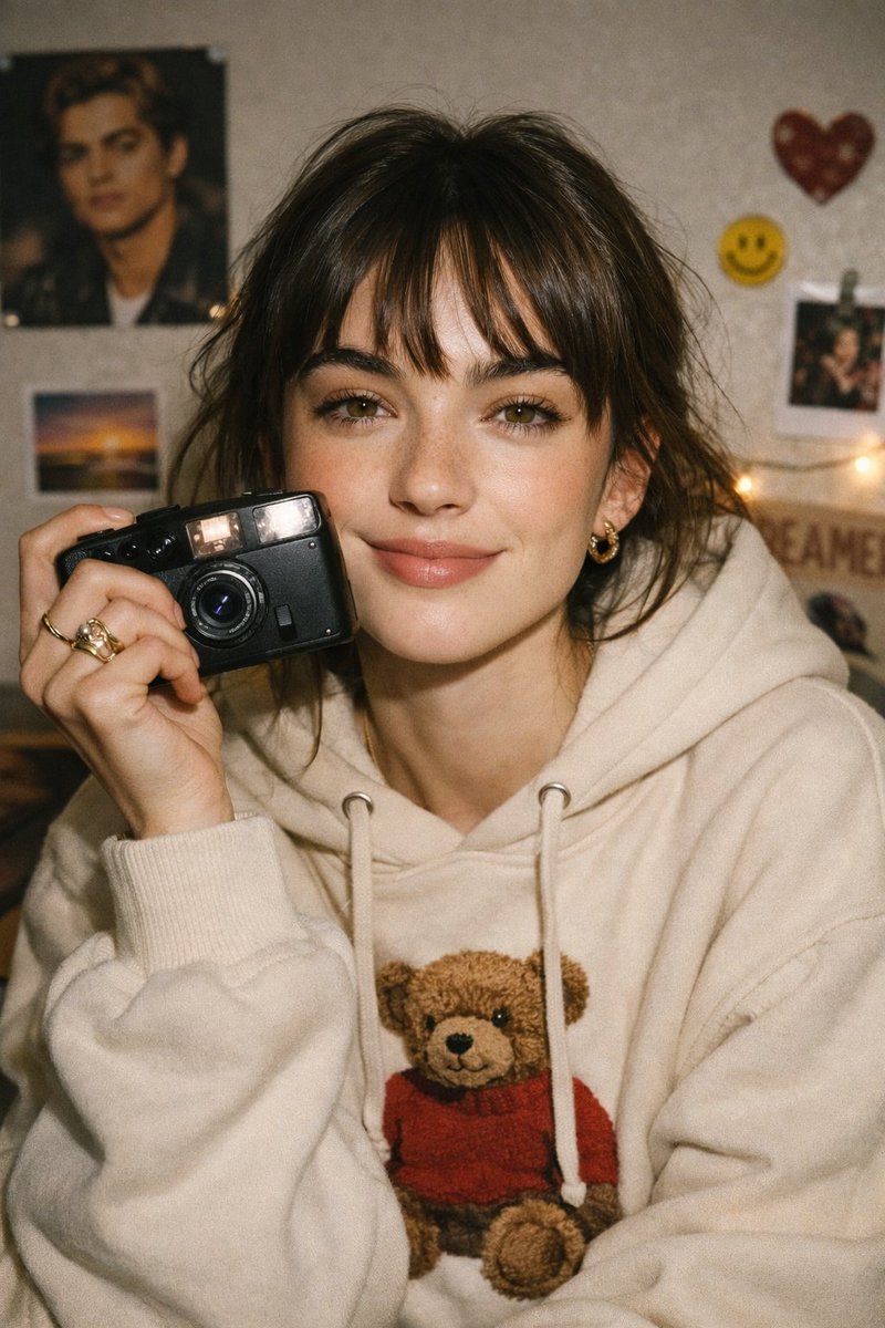 Nostalgic Whimsy: A Cozy 90s Snapshot