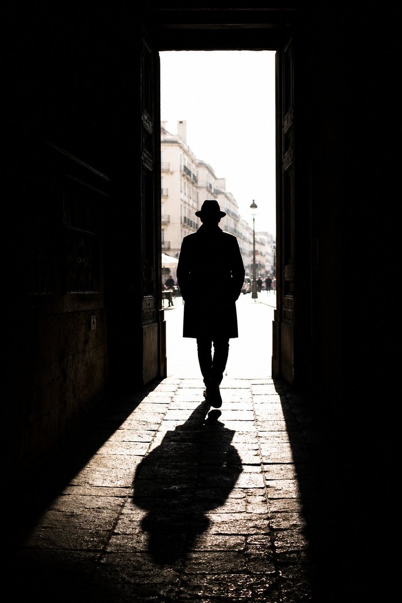 Urban Shadows: A Cinematic Silhouette