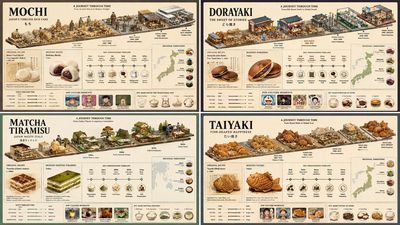 Japanese desserts evolve from royal kitchens to modern factory lines