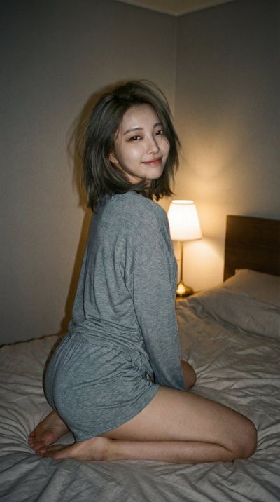 Contrasting Light: Soft Dress Illuminated by Harsh Flash