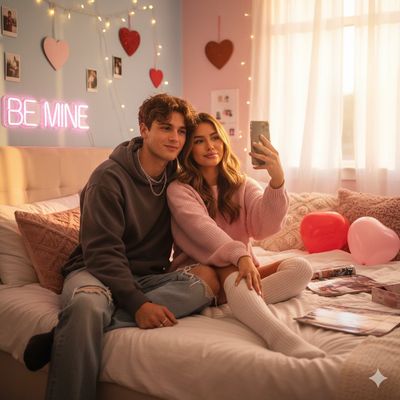 Cozy Love Nest: A Golden Hour Moment
