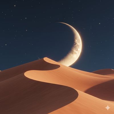 Moonlit Dunes: A Cinematic Escape