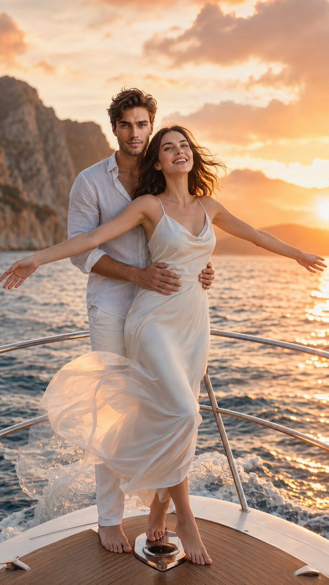 Intimate Moments on Luxury Waves
