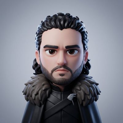 Chilling Majesty: The Frosted Avatar of the Night King