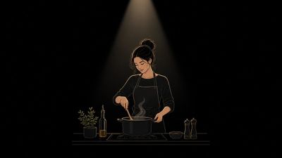 Minimalist Spotlight on Product Form