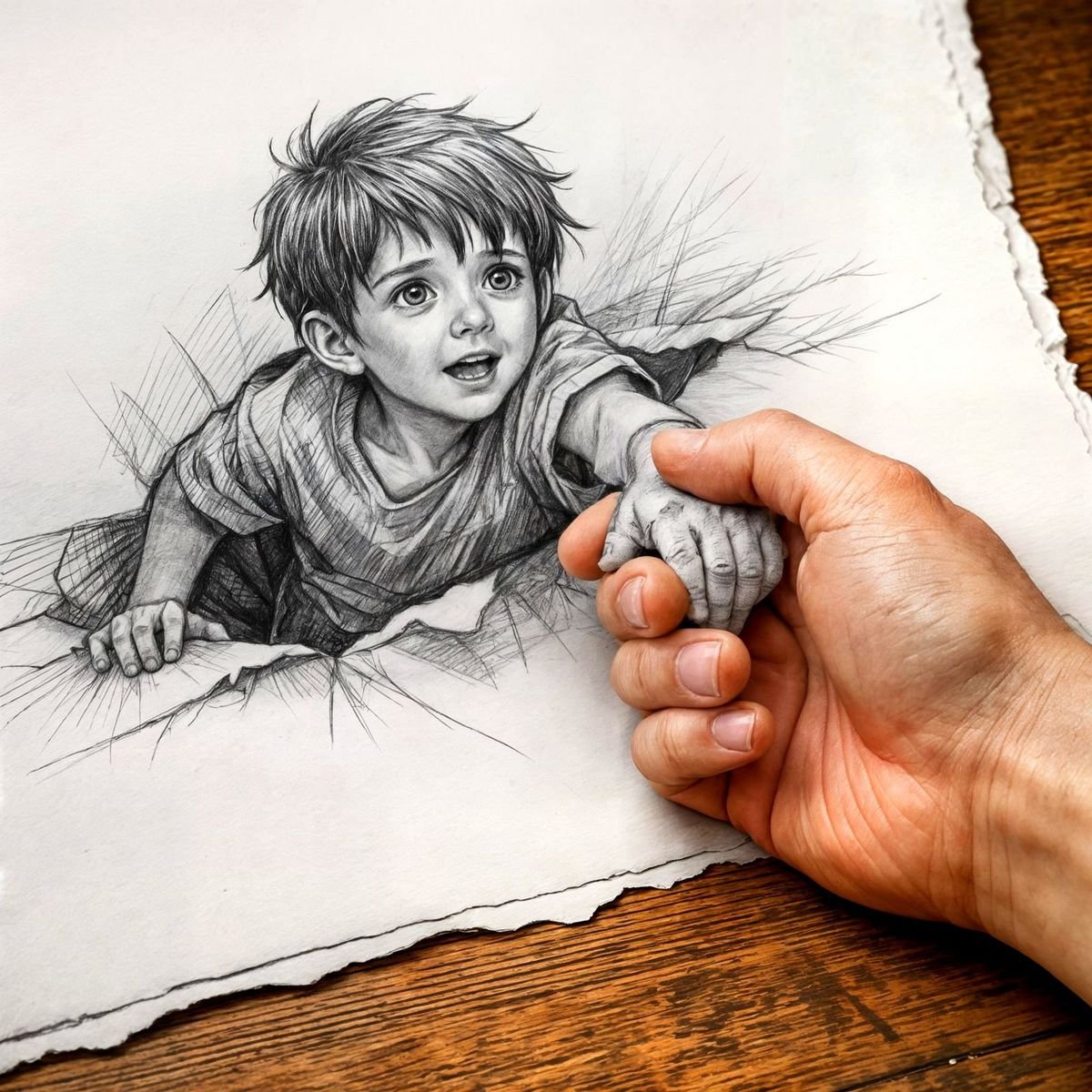 A Sketch That Reaches Beyond Paper