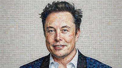 Intricate Mosaic Portrait with Tile Detail