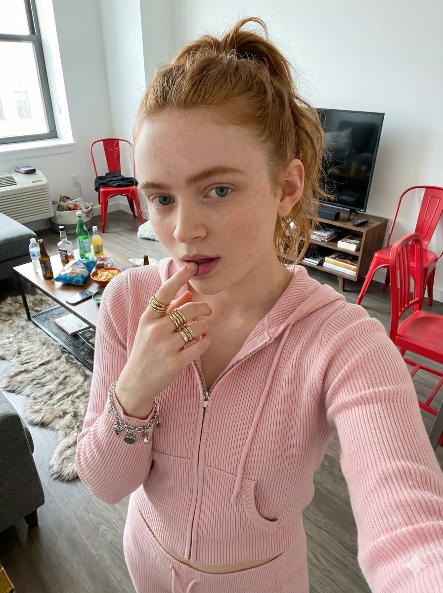 Candid Charm in Cozy Vibes