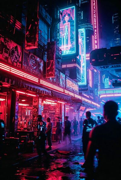 Neon Streets of Tomorrow