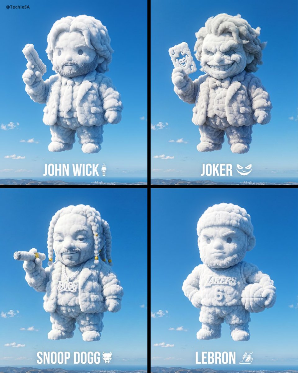 Chibi Cloud Cuties in a Pastel Sky