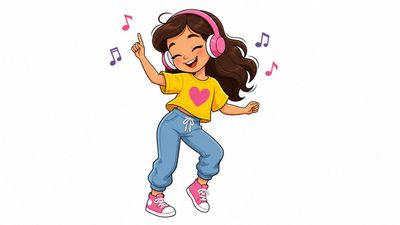 Vibrant Modern Cartoon Character Design