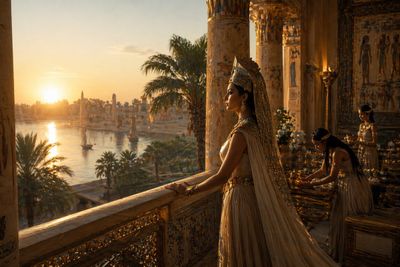 Majesty at Dawn: A Queen's Morning Ritual