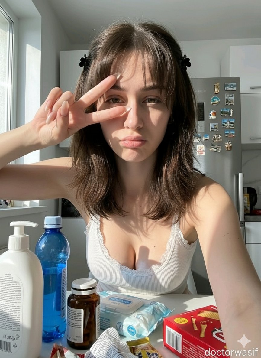 Sunlit Serenity: A Modern Selfie