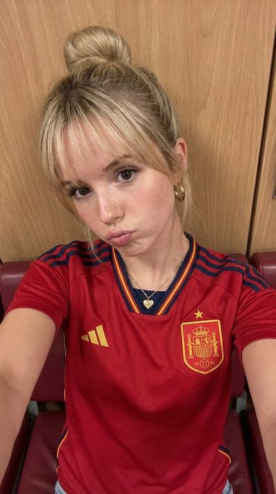Pouting with Spanish Pride