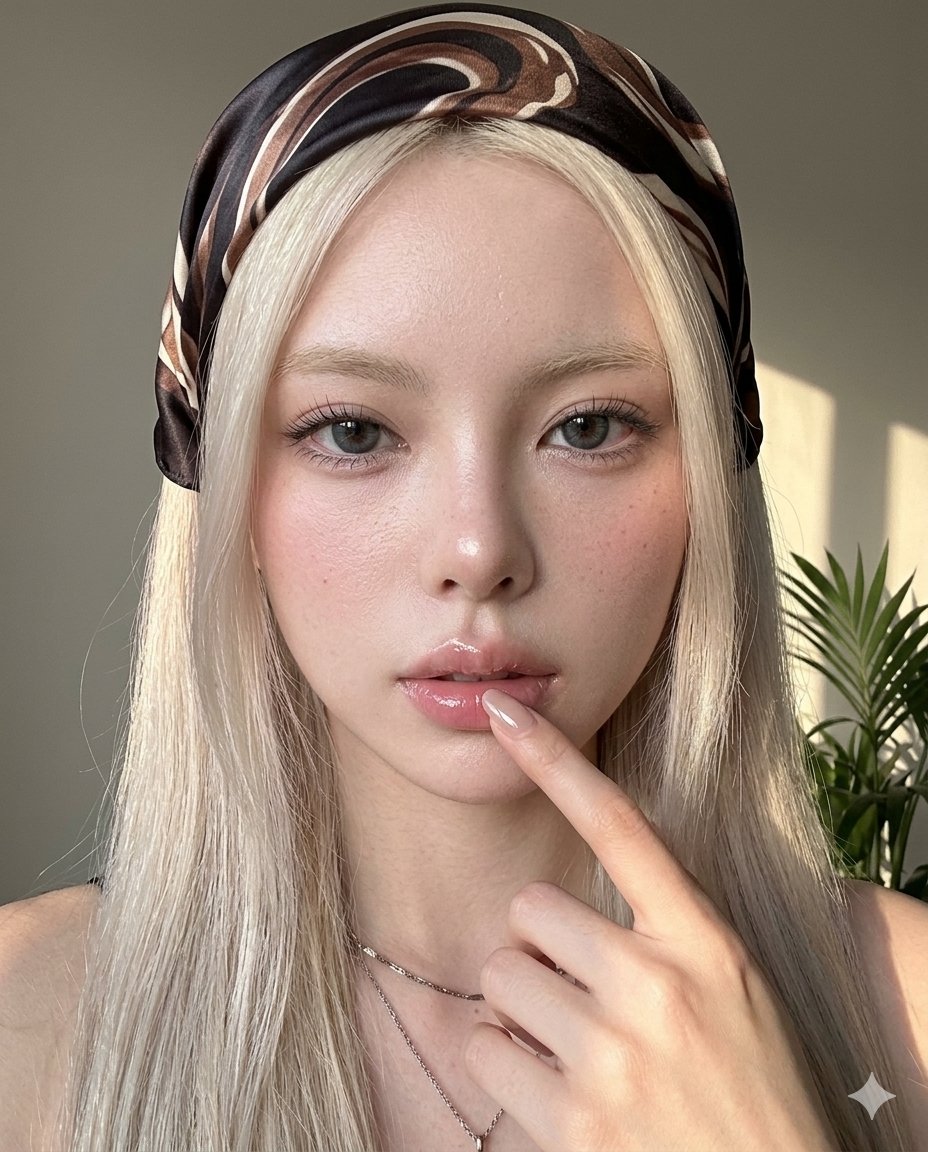 Cool-Girl Allure: A Portrait of Subtle Elegance