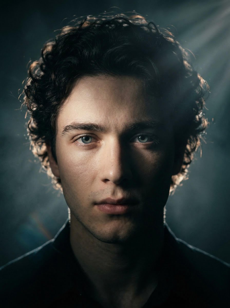 Cinematic Portrait in Moody Light