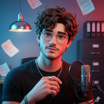 3D Cartoon Transformation in a Neon Studio