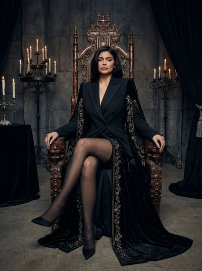 Gothic Throne: Iggy Azalea in Dark Elegance