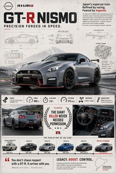 Precision Meets Performance: The Nissan GT-R NISMO R35