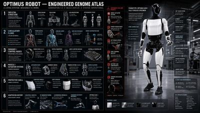 Optimus Prime's genome chart reveals a living engineered robot phenotype