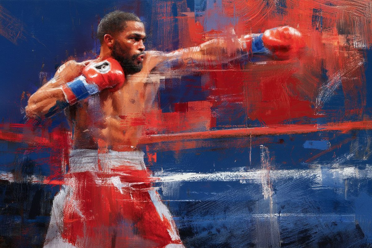 Athletic Motion Captured in Vibrant Kinetic Abstraction