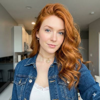 Radiant Vibes: A Modern Muse in Indigo and Ginger