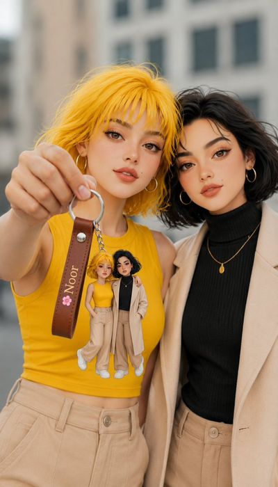 Urban Duet: Fashion Meets Friendship