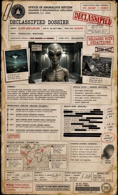 Case File: Extraterrestrial Entity X-47