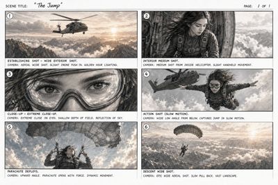 Skyward Leap: A Soldier's Resolve