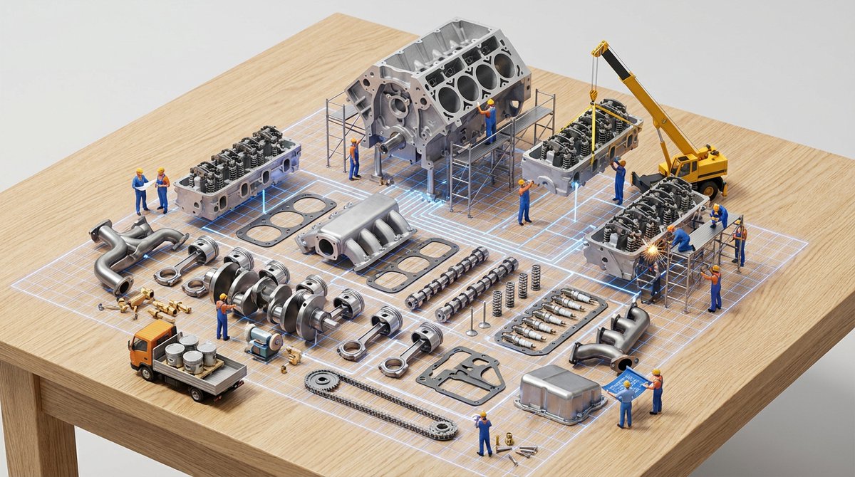 Unveiling the V8: A Mechanical Wonderland