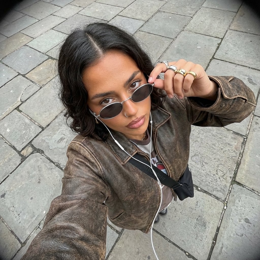 Urban Chic: A Confident Selfie Moment