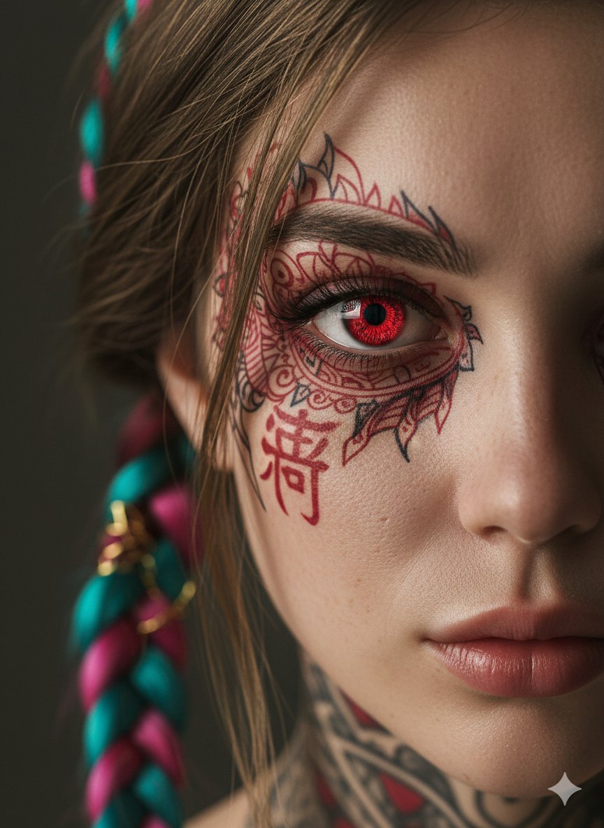 The Alluring Gaze of Inked Grace