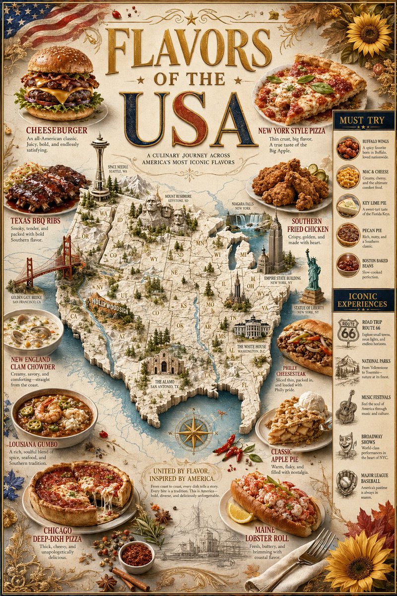 Culinary Odyssey: A Journey Through America's Flavors