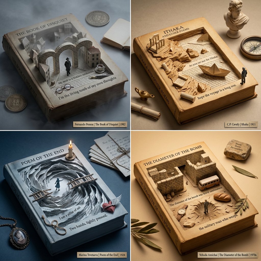 Literary Landscapes: A Sculpted Poetry Journey